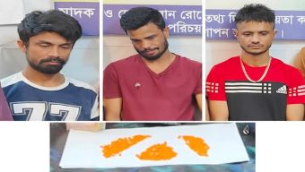 সুনামগঞ্জে ডিবি পুলিশের অভিযানে কুখ্যাত পংকজসহ ৩ মাদক ব্যবসায়ী গ্রেফতার