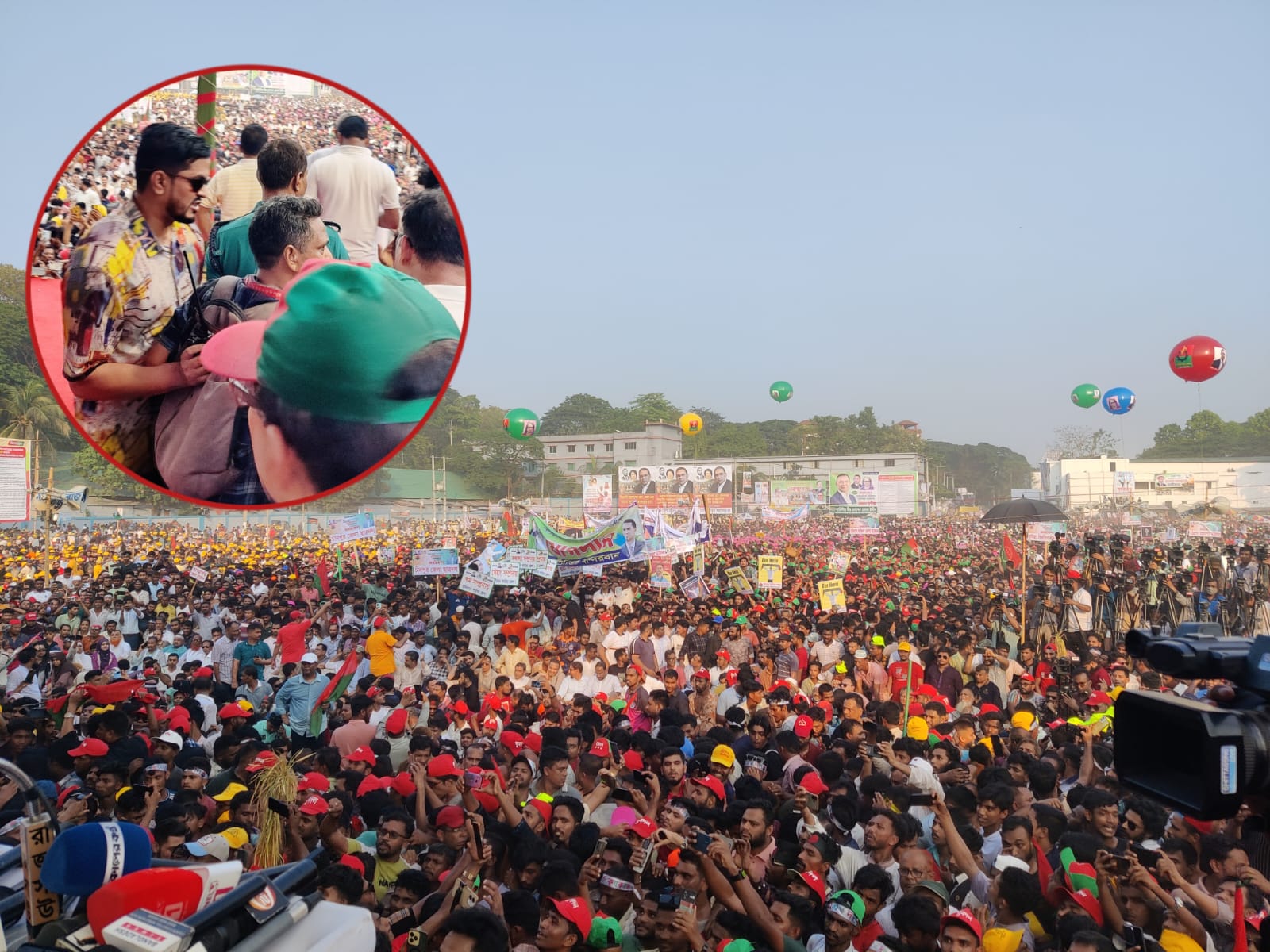 তারুণ্যের সমাবেশে সাংবাদিক লাঞ্চিতের অভিযোগ!