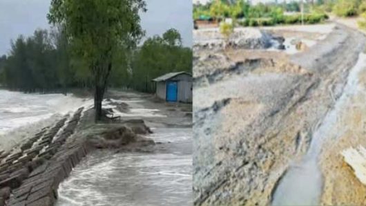 পশ্চিমে বেড়িবাঁধ ও পূর্বাঞ্চলে খাল ভরাট, উভয় সংকটে বাঁশখালী