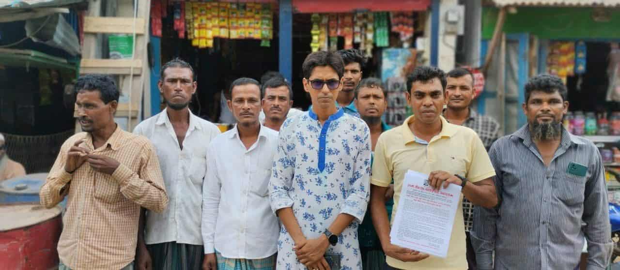 বরগুনা-৩ আসন পুনর্বহালের দাবিতে সংবাদ সম্মেলন।