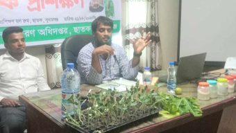 ছাতকে আধুনিক চাষাবাদ পদ্ধতি ও কলাকৌশল নিয়ে কৃষকদের মধ্যে কর্মশালা।