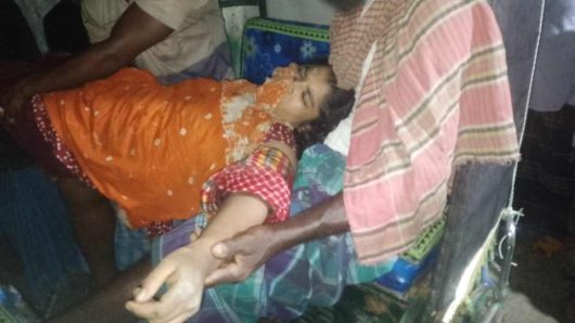 মনপুরায় অসহায় মহিলার উপর অতর্কিত হামলা