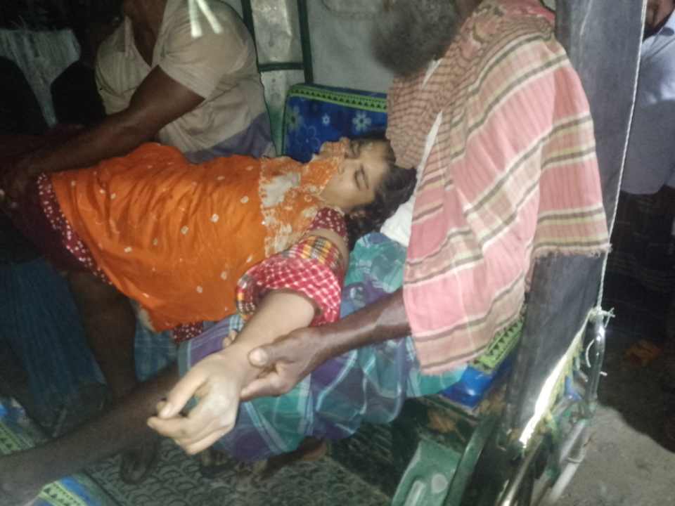 মনপুরায় অসহায় মহিলার উপর অতর্কিত হামলা