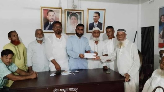 কালীগঞ্জে কাউছার আহম্মেদ কাজল ফাউন্ডেশনের উদ্যোগে বয়স্কদের আর্থিক সহায়তা