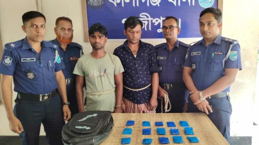 কালীগঞ্জে ৩৮০০ পিছ ইয়াবাসহ শীর্ষ ২ মাদক সম্রাট গ্রেফতার