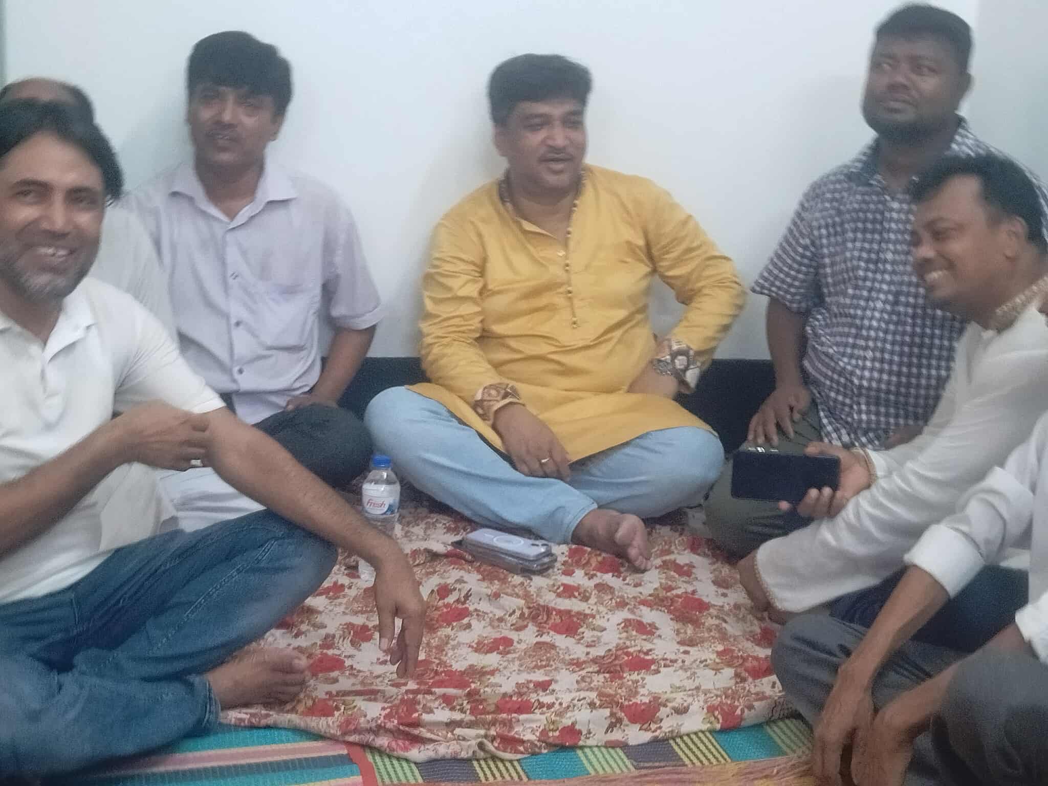 দরবারে মুসাবীয়ায় ডাক্তার নাজিম উদ্দিন ও সরকার জাবেদ আহমেদ সুমন এর আগমন