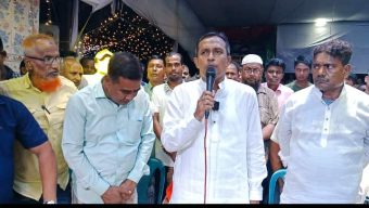 গাজীপুরে মহা অষ্টমীতে আনন্দ-উৎসব, সম্প্রীতির বার্তা যুবদল নেতার