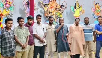 বিরল উপজেলা শারদীয় দূর্গা পূজা উপলক্ষে ৪নং শহরগ্রাম ইউনিয়ন বিএনপির মোটরসাইকেল শোডাউন