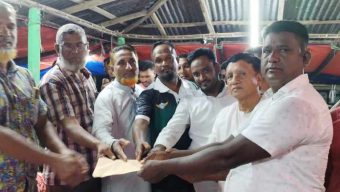 নপুরায় নুরুল ইসলাম নয়নের নির্দেশে যুবদলের পূজামন্ডপ পরিদর্শন