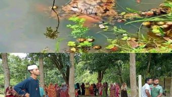 গাইবান্ধায় পুকুরের পানিতে নারীর ভাসমান মরদেহ