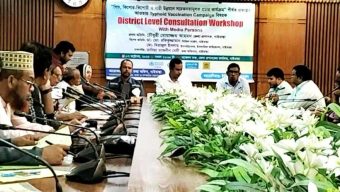 গাইবান্ধায় টাইফয়েড টিকাদান ক্যাম্পেইন বিষয়ক সাংবাদিকদের কর্মশালা