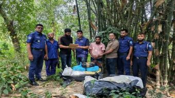 ব্রাহ্মণপাড়া ইউপি সদস্যের বাড়িথেকে ১০০ কেজি গাঁজাসহ ১-জনকে গ্রেপ্তার করেছে পুলিশ