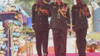 সেনানিবাসে সেনাবাহিনীর সিগন্যালস্ কোরের রিক্রুট ব্যাচ-২০২৫ এর কুচকাওয়াজ অনুষ্ঠিত