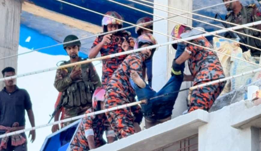হাই ভোল্টেজ তারে স্পৃষ্ট হয়ে নির্মাণাধীন ভবনে মিস্ত্রির মৃত্যু, আহত ১