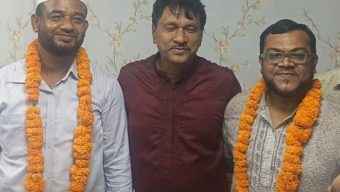 বাংলাদেশ জাতীয়তাবাদী সংগ্রামী দলের কেন্দ্রীয় কমিটি আহবায়ক নজরুল ইসলাম সরকার ও সদস্য সচিব রুবেল