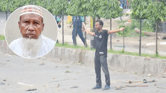 আমার ছেলের হত্যাকারীদের ফাঁসি দেখতে চাই: আবু সাঈদের বাবা