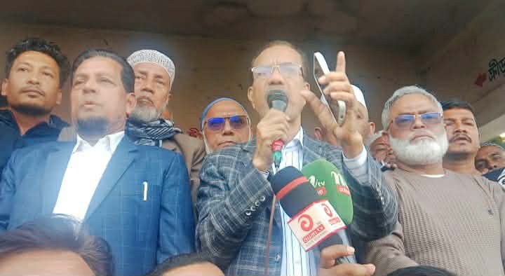 কালীগঞ্জ উপজেলা বিএনপির আয়োজনে বিজয় মিছিল অনুষ্ঠিত 