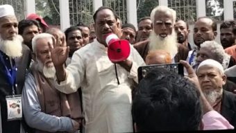 কালীগন্জে জনতার দলের মহাসচিব আজম খানের নির্বাচনী পথসভা।